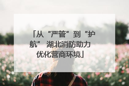 从“严管”到“护航” 湖北消防助力优化营商环境